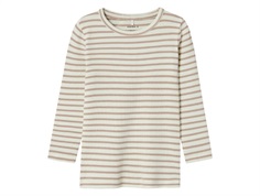 Name It pure cashmere striped rib top